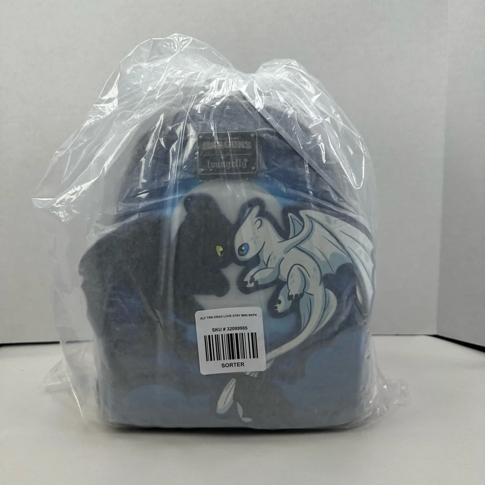 Loungefly DreamWorks How to Train Your Dragon Toothless & Light Fury Mini